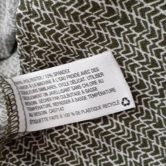 Merona olive pattern dress P3790 - Picture 9 of 9